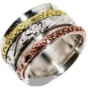 🌍🆕️.925 SILVER & BRASS & COPPER SPINNER MEDITATI